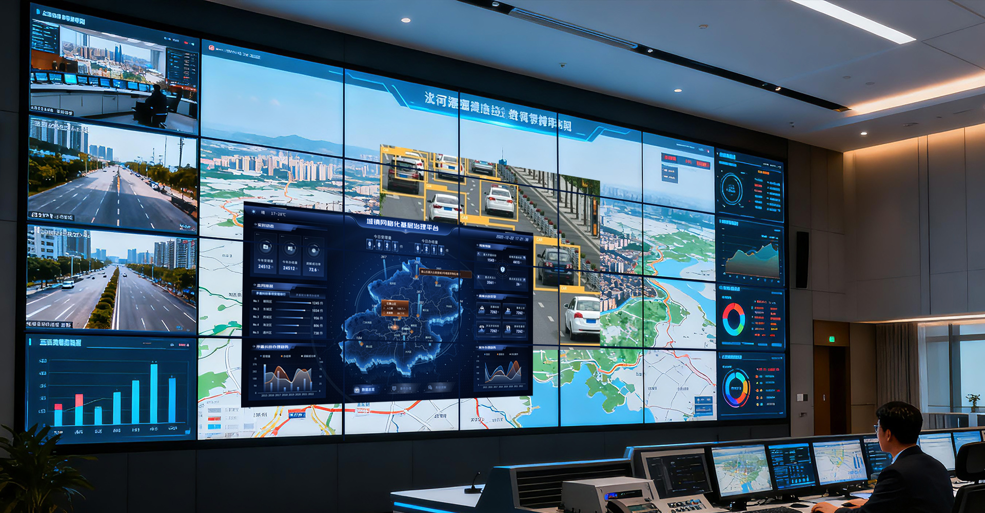 多媒体拼接处理器灵活的信号显示与多样的管理